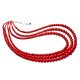  Kiara beads 53 cm red