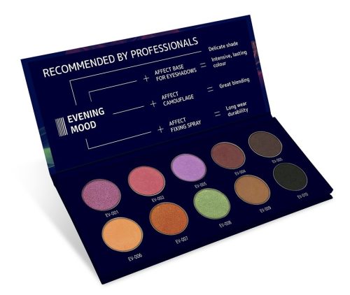  Affect Evening Mood Pressed Eyeshadows Palette 10x2.5g