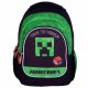 Minecraft Themed Three-Compartment Backpack for School Kids