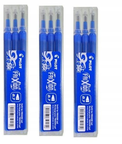  PILOT Frixion insert 0.7 blue 9 pieces