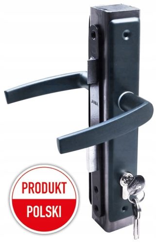 Locks for gates and doors - Handle lock gate insert GRAPHIT SET 40x40