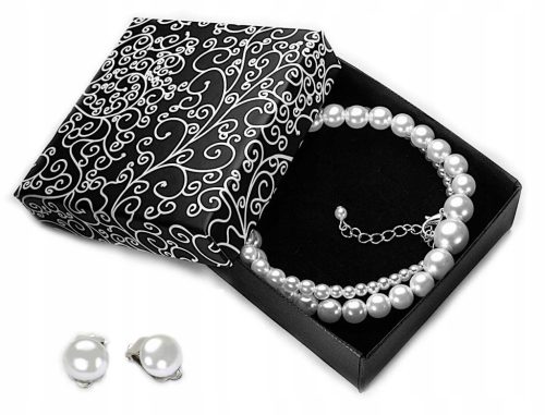  White Pearls Jewelry Set Jablonex Gift 2c
