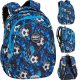  CoolPack Multi-Compartment School Backpack, White, Black, Blue Shades, 21 Years