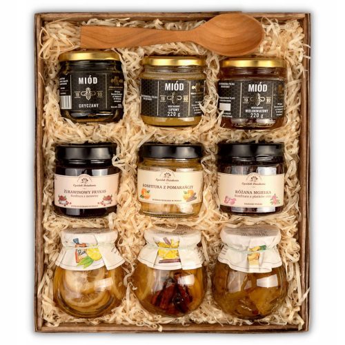  Gift basket gift set honey jams