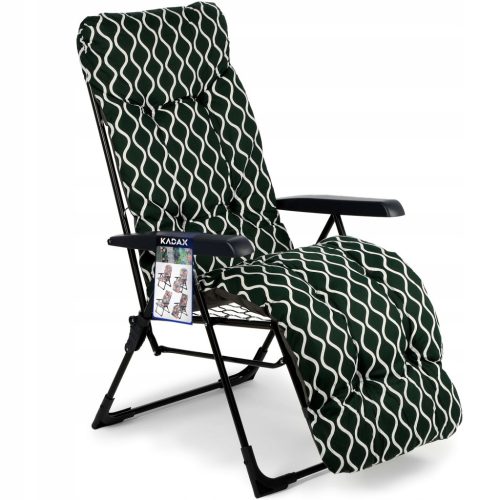  Kadax deck chair, steel, green