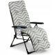  Kadax deck chair, grey steel