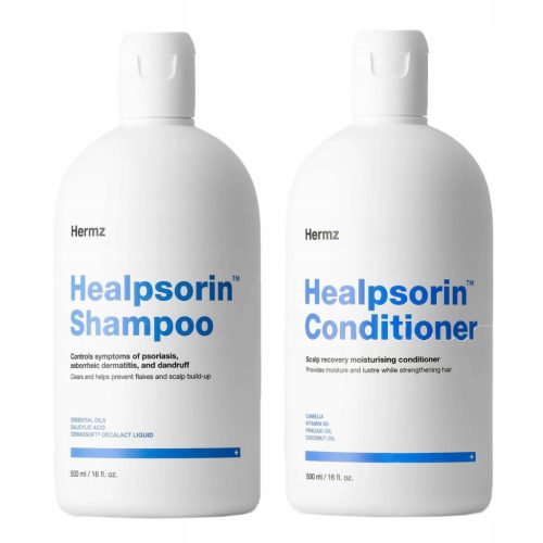  HERMZ Healpsorin Shampoo and Conditioner Set