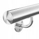 Wall railing made of stainless steel, 300 cm, polished, TÜV