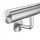 Wall railing, length 100 cm, solid tube, thickness 2.0 mm, stainless steel