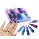  TRANSFER FOIL GALAXY 02 FOR DECORATION OF HYBRID NAILS, SET OF 10 pcs.