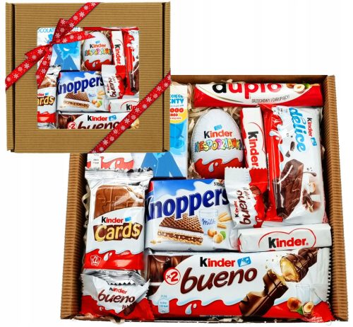  Large Basket of Kinder Sweets Unique Set of Chocolate Delights
