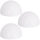  Monzana embedded solar lamp, white, 9.8 cm, 3 pcs.