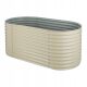  Blumfeldt flowerpot 100 cm x 200 x 80 cm cream-colored metal