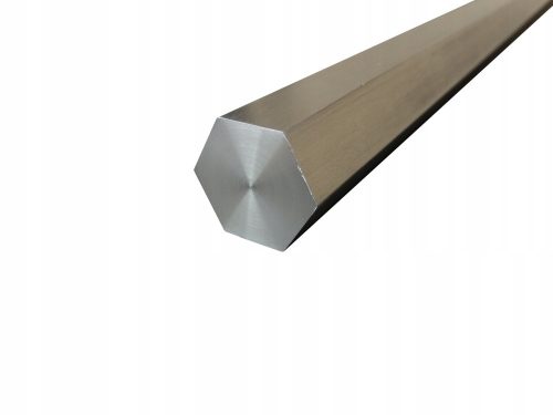 Stainless steel hexagonal rod 17 mm, hexagonal, 100 cm