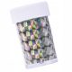  TRANSFER FOIL FOR NAIL DECORATION HYBRID 40 SILVER HOLO GEOMETRICAL