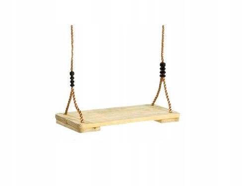 wooden board swing for children's playground