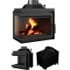 Kratki Simple left air fireplace insert BS 8 kW fi 200