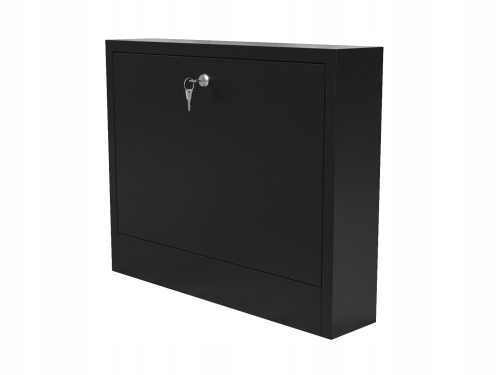 SURFACE-MOUNTED DISTRIBUTION CABINET 11-12 CIRCUITS, BLACK