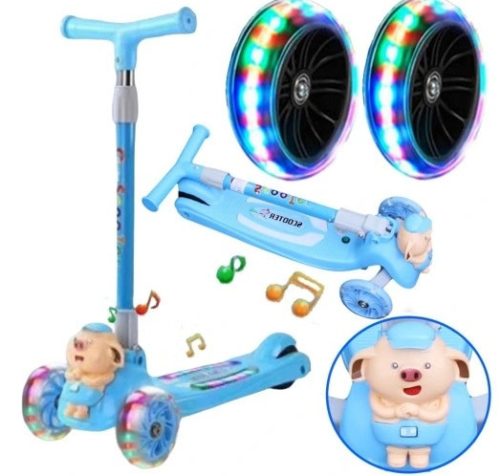  Balance scooter for children with three-wheeled LED wheels