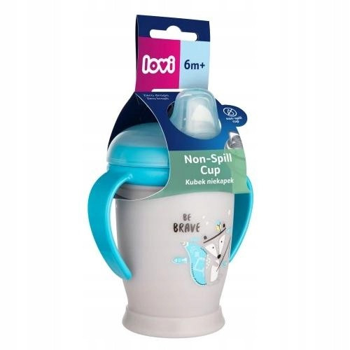  Lovi Indian Summer Boy 250 ml non-spill cup, blue-gray