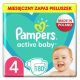  Pampers Active Baby Diapers Size 4 180 Pieces Large Package