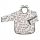  AKUKU A1744 Tied Children's Bib Apron with Sleeves