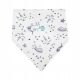  Akuku bib fabric white Animals and stuffed animals 1 pc.