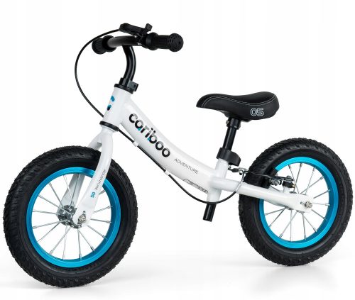  Cariboo Adventure 12" Balance Bike White, Blue