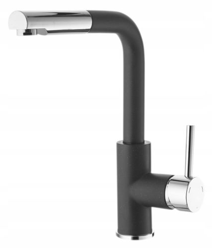 Moderno Iga black stand kitchen faucet