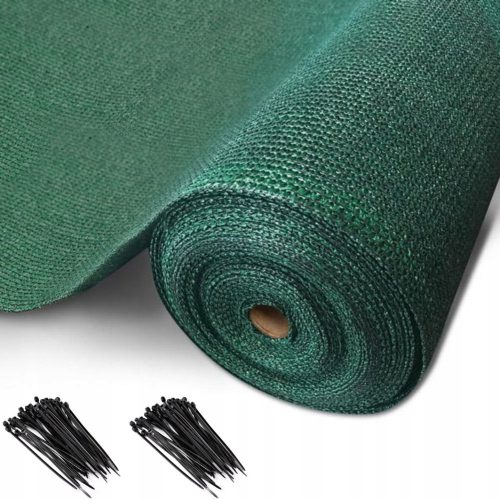 Shade net for fence - Agroteka 90% shade net 1.8 x 25 m green