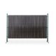 Cover for fence elements 123 x 250 cm brown