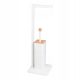  White set of brush and paper holder from Yoka Home