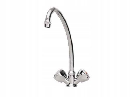 Diamond Retro silver floor-standing kitchen faucet