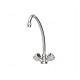 Diamond Retro silver floor-standing kitchen faucet