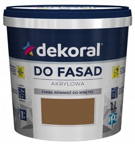  Dekoral acrylic wall paint 5 l BROWN matt