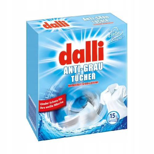  DALLI white fabric washing wipes against graying of clothes 3x 15 pcs