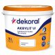  Dekoral Latex Wall Paint 10 l, matt white