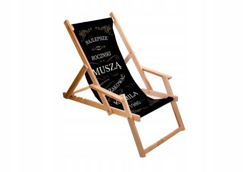 Sun loungers and garden and terrace Traditional MDM Professional Strefa Relaksu Karolina deck chair, grey