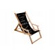 Sun loungers and garden and terrace Traditional MDM Professional Strefa Relaksu Karolina deck chair, grey