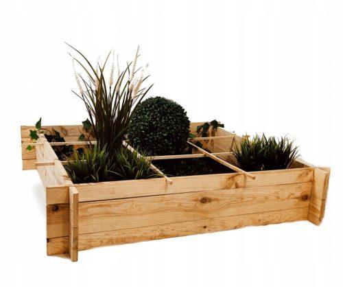 Pots and planters for outdoor and garden Herbarium Wamar-Sosenka 100 x 100 x 20 cm raw