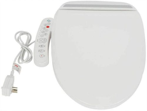  1 white MDF toilet seat