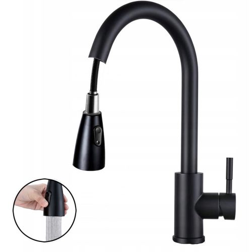 FORB freestanding kitchen faucet black