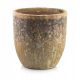  Polnix flowerpot, 34 cm x 37 x 34 cm, diameter 37 cm, ceramic in brown and beige tones