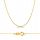  GOLD CLASSIC ANKER CHAIN 45 CM 585 ENGRAVING