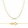  GOLD CLASSIC ANKER CHAIN 45 CM 585 ENGRAVING