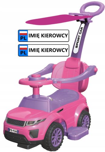  Agat ride-on car 87x42x85 cm pink