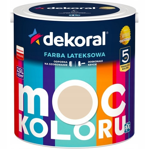  Dekoral Latex Wall Paint 5 l LATTE MACCHIATO matt