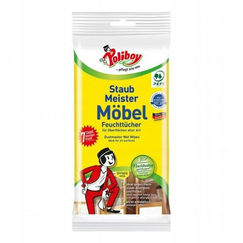  Poliboy wet wipes furniture cleaning and care 1l