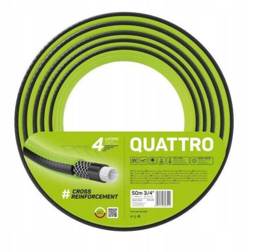 Irrigation hose - garden hose 3/4'' 50m CELLFAST QUATTRO 10-073