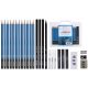  HB H pencil set